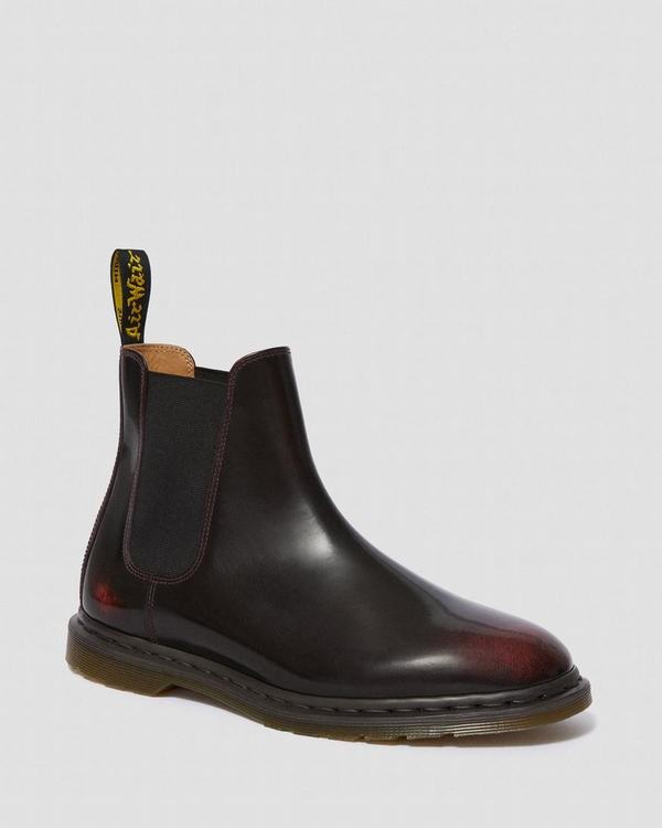 Dr Martens Pánské Chelsea Boty Graeme Ii Arcadia Červené, CZ-524708